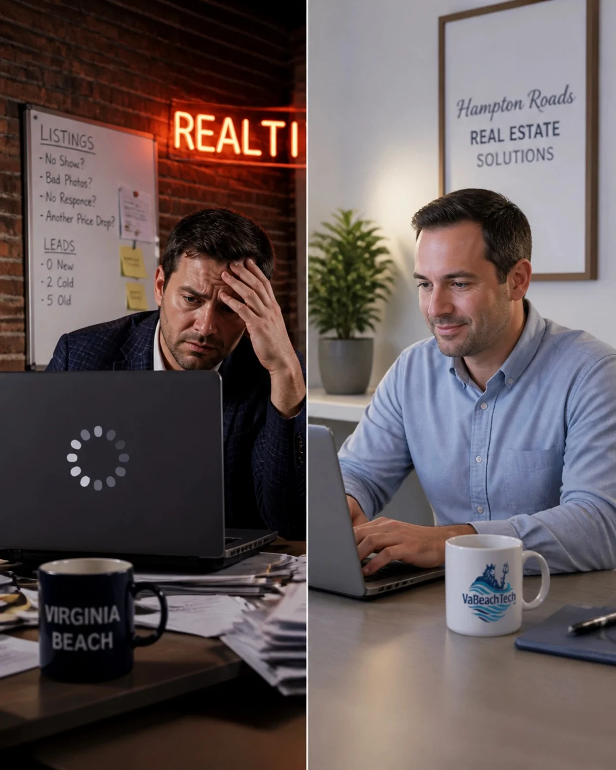 Frustrated agent with slow computer and tech problems